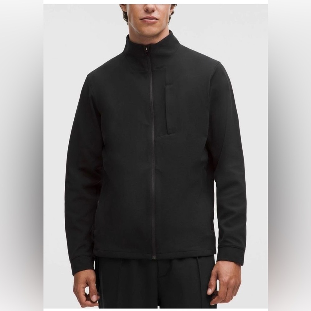 Lululemon Sojourn Jacket Mens M Black Full Zip Athletic Performance Jacket
